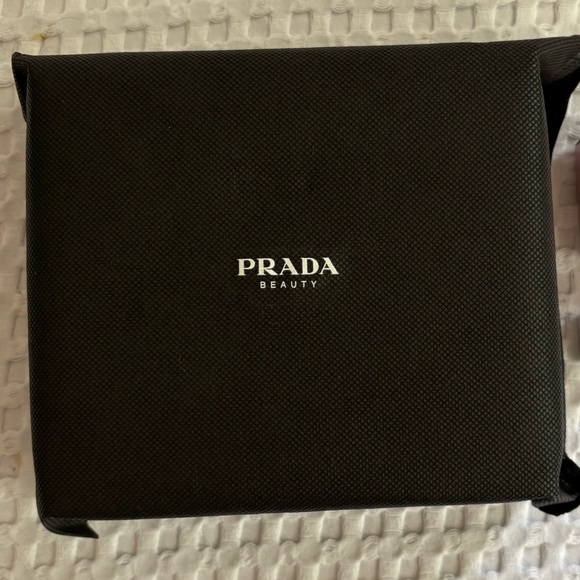 Prada Dual-Tone Black and Pink Cosmetic Case - Picture 5 of 5